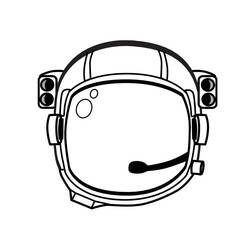 Malvorlage: Astronaut (Berufe und Karrieren) #87622 - Kostenlose Malvorlagen zum Ausdrucken