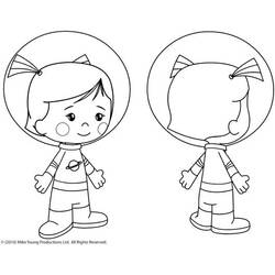 Malvorlage: Astronaut (Berufe und Karrieren) #87627 - Kostenlose Malvorlagen zum Ausdrucken