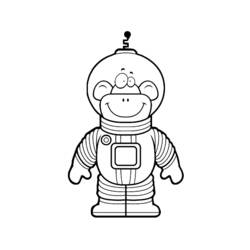Malvorlage: Astronaut (Berufe und Karrieren) #87672 - Kostenlose Malvorlagen zum Ausdrucken