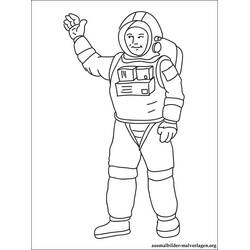 Malvorlage: Astronaut (Berufe und Karrieren) #87717 - Kostenlose Malvorlagen zum Ausdrucken