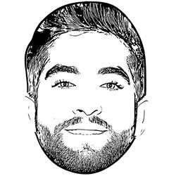 Zeichnungen zum Ausmalen: Kendji Girac - Kostenlose Malvorlagen zum Ausdrucken