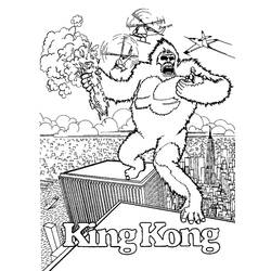 Malvorlage: König Kong (Bösewichte) #79188 - Kostenlose Malvorlagen zum Ausdrucken