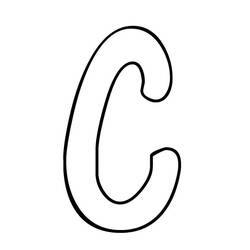 Zeichnungen zum Ausmalen: Buchstabe C - Kostenlose Malvorlagen zum Ausdrucken