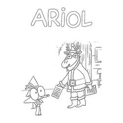 Zeichnungen zum Ausmalen: Ariol - Kostenlose Malvorlagen zum Ausdrucken