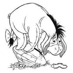 Zeichnungen zum Ausmalen: Eeyore - Kostenlose Malvorlagen zum Ausdrucken