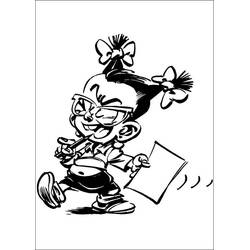 Zeichnungen zum Ausmalen: Little Spirou - Kostenlose Malvorlagen zum Ausdrucken