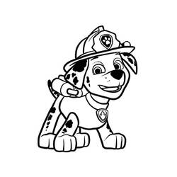 Zeichnungen zum Ausmalen: Marcus PAW Patrol - Kostenlose Malvorlagen zum Ausdrucken
