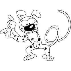 Zeichnungen zum Ausmalen: Marsupilami - Kostenlose Malvorlagen zum Ausdrucken