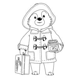 Zeichnungen zum Ausmalen: Paddington - Kostenlose Malvorlagen zum Ausdrucken