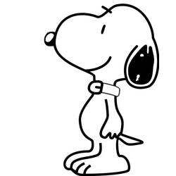 Zeichnungen zum Ausmalen: Snoopy - Kostenlose Malvorlagen zum Ausdrucken