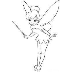 Zeichnungen zum Ausmalen: Tinker Bell - Kostenlose Malvorlagen zum Ausdrucken