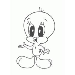 Zeichnungen zum Ausmalen: Tweety und Sylvester - Kostenlose Malvorlagen zum Ausdrucken