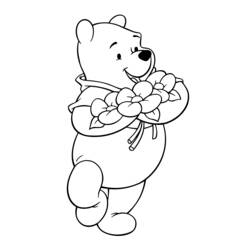 Zeichnungen zum Ausmalen: Winnie Puuh - Kostenlose Malvorlagen zum Ausdrucken