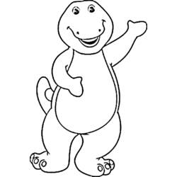 Zeichnungen zum Ausmalen: Barney und friends - Kostenlose Malvorlagen zum Ausdrucken