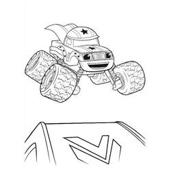 Zeichnungen zum Ausmalen: Blaze und the Monster Machines - Kostenlose Malvorlagen zum Ausdrucken