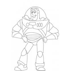 Zeichnungen zum Ausmalen: Buzz Lightyear of Star Command - Kostenlose Malvorlagen zum Ausdrucken