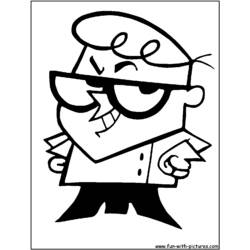 Zeichnungen zum Ausmalen: Dexter Laboratory - Kostenlose Malvorlagen zum Ausdrucken
