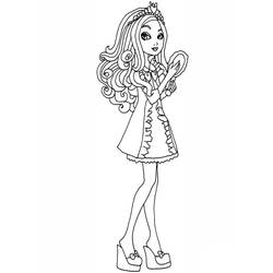 Zeichnungen zum Ausmalen: Ever After High - Kostenlose Malvorlagen zum Ausdrucken