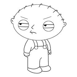 Zeichnungen zum Ausmalen: Family Guy - Kostenlose Malvorlagen zum Ausdrucken