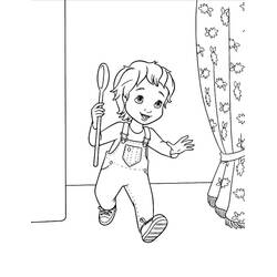 Zeichnungen zum Ausmalen: Fancy Nancy - Kostenlose Malvorlagen zum Ausdrucken