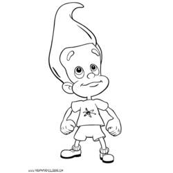 Zeichnungen zum Ausmalen: Jimmy Neutron - Kostenlose Malvorlagen zum Ausdrucken