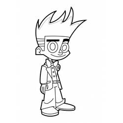 Zeichnungen zum Ausmalen: Johnny Test - Kostenlose Malvorlagen zum Ausdrucken