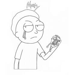 Zeichnungen zum Ausmalen: Rick und Morty - Kostenlose Malvorlagen zum Ausdrucken