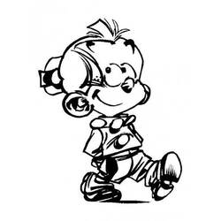 Zeichnungen zum Ausmalen: Spirou - Kostenlose Malvorlagen zum Ausdrucken