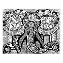 Zeichnungen zum Ausmalen: Zentangle - Kostenlose Malvorlagen zum Ausdrucken
