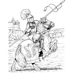 Zeichnungen zum Ausmalen: Middle Ages - Kostenlose Malvorlagen zum Ausdrucken