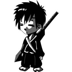 Malvorlage: Samurai (Fantasy- und Abenteuer-Charaktere) #107366 - Kostenlose Malvorlagen zum Ausdrucken