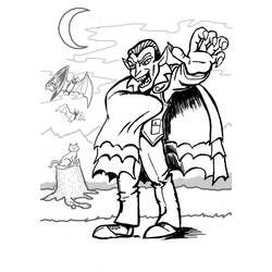 Malvorlage: Vampir (Fantasy- und Abenteuer-Charaktere) #85896 - Kostenlose Malvorlagen zum Ausdrucken