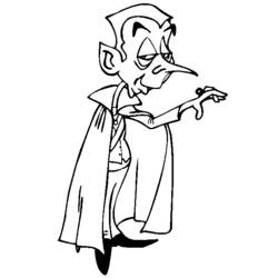 Malvorlage: Vampir (Fantasy- und Abenteuer-Charaktere) #85908 - Kostenlose Malvorlagen zum Ausdrucken