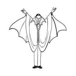 Malvorlage: Vampir (Fantasy- und Abenteuer-Charaktere) #85915 - Kostenlose Malvorlagen zum Ausdrucken