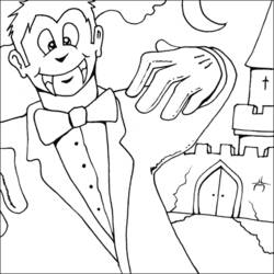 Malvorlage: Vampir (Fantasy- und Abenteuer-Charaktere) #85916 - Kostenlose Malvorlagen zum Ausdrucken
