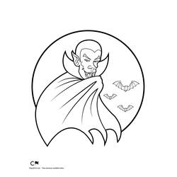 Malvorlage: Vampir (Fantasy- und Abenteuer-Charaktere) #85921 - Kostenlose Malvorlagen zum Ausdrucken