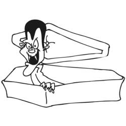 Malvorlage: Vampir (Fantasy- und Abenteuer-Charaktere) #85935 - Kostenlose Malvorlagen zum Ausdrucken