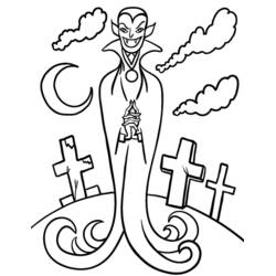 Malvorlage: Vampir (Fantasy- und Abenteuer-Charaktere) #85937 - Kostenlose Malvorlagen zum Ausdrucken