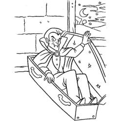 Malvorlage: Vampir (Fantasy- und Abenteuer-Charaktere) #85962 - Kostenlose Malvorlagen zum Ausdrucken