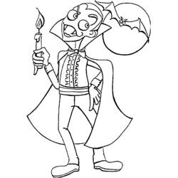 Malvorlage: Vampir (Fantasy- und Abenteuer-Charaktere) #85975 - Kostenlose Malvorlagen zum Ausdrucken