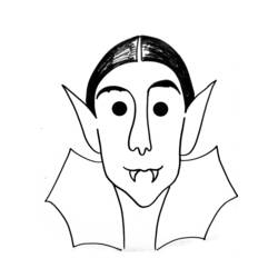 Malvorlage: Vampir (Fantasy- und Abenteuer-Charaktere) #85988 - Kostenlose Malvorlagen zum Ausdrucken