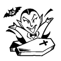 Malvorlage: Vampir (Fantasy- und Abenteuer-Charaktere) #86011 - Kostenlose Malvorlagen zum Ausdrucken