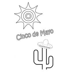 Malvorlage: Cinco de Mayo (Feiertage und besondere Anlässe) #60026 - Kostenlose Malvorlagen zum Ausdrucken