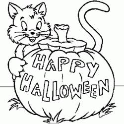 Malvorlage: Halloween (Feiertage und besondere Anlässe) #55150 - Kostenlose Malvorlagen zum Ausdrucken