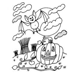 Malvorlage: Halloween (Feiertage und besondere Anlässe) #55152 - Kostenlose Malvorlagen zum Ausdrucken