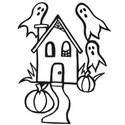 Malvorlage: Halloween (Feiertage und besondere Anlässe) #55274 - Kostenlose Malvorlagen zum Ausdrucken