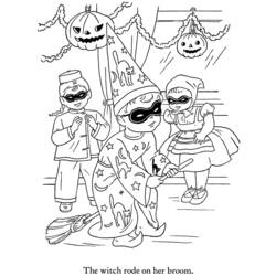 Malvorlage: Halloween (Feiertage und besondere Anlässe) #55285 - Kostenlose Malvorlagen zum Ausdrucken