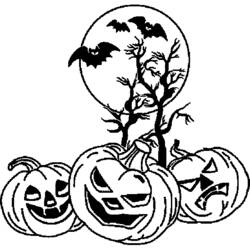 Malvorlage: Halloween (Feiertage und besondere Anlässe) #55289 - Kostenlose Malvorlagen zum Ausdrucken