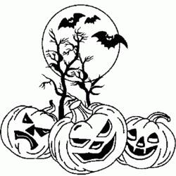Malvorlage: Halloween (Feiertage und besondere Anlässe) #55298 - Kostenlose Malvorlagen zum Ausdrucken