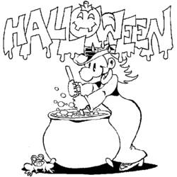 Malvorlage: Halloween (Feiertage und besondere Anlässe) #55517 - Kostenlose Malvorlagen zum Ausdrucken